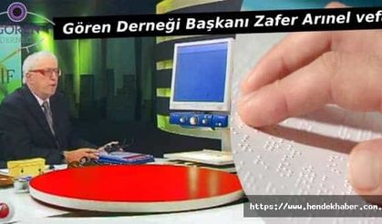 Gören Derneği Başkanı Zafer Arınel vefat