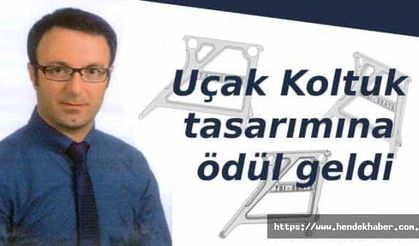 Uçak Koltuk tasarımına ödül geldi