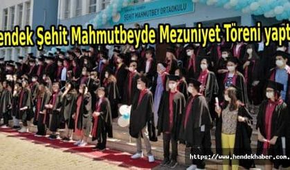 Hendek Şehit Mahmutbey de Mezuniyet Töreni yapıldı...