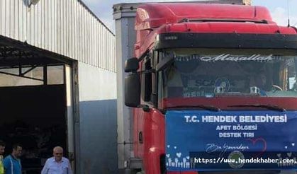 Bir TIR’da dün akşam Hendek’ten yola çıktı...