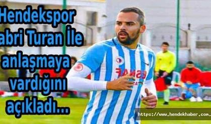 Hendekspor Sabri Turan İle anlaşmaya vardığını açıkladı...