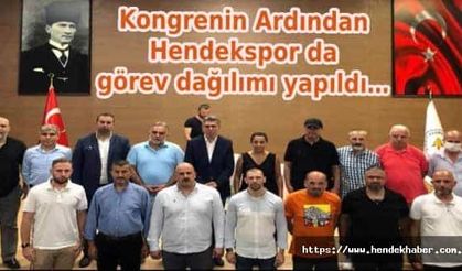 Kongrenin Ardından Hendekspor da görev dağılımı yapıldı...