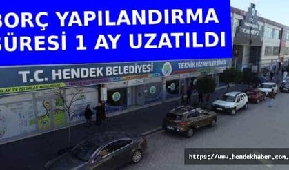 Hendek de süre 1 ay daha uzatıldı...