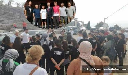 Hendek'te Karateciler sabah kahvaltısında bir araya geldi.