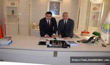 Kentsel Tesis Yönetim Derneği Hendek de Belediye ile protokol imzaladı....