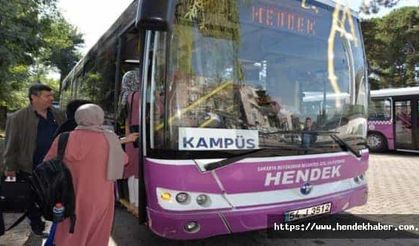 Öğrenciler için Hendek - Esentepe Kampüs seferlerine başlanıyor