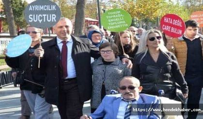 Başkan Hendek de engellilere yönelik yapılan çalışmaları anlattı.