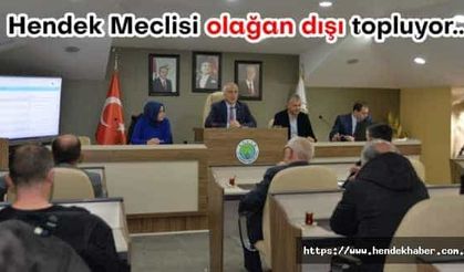 Hendek Meclisi olağan dışı topluyor...