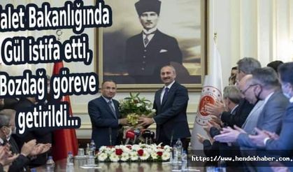 Adalet Bakanlığında Gül istifa etti, Bozdağ göreve getirildi…