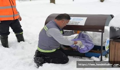 Hendek de sokak hayvanları unutulmuyor...