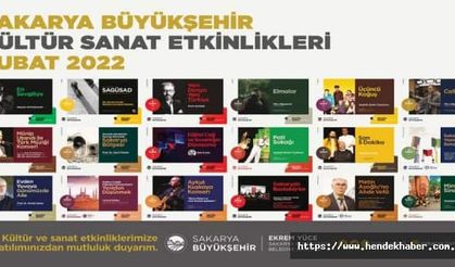 Sakarya da Şubat ayında gerçekleştirilecek kültür sanat etkinlikleri.