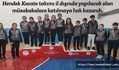 Hendek Karate takımı il dışında yapılacak olan müsabakalara katılmaya hak kazandı.