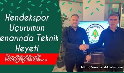 Hendekspor Uçurumun Kenarında Teknik Heyeti Değiştirdi…