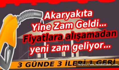 Akaryakıta Yine Zam Geldi… Fiyatlara alışamadan yeni zam geliyor…