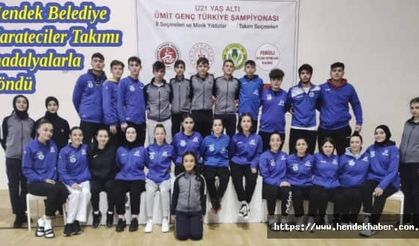 Hendek Belediye Karateciler Takımı madalyalarla döndü