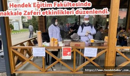 Hendek Eğitim Fakültesinde Çanakkale Zaferi etkinlikleri düzenlendi.