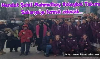 Hendek Şehit Mahmutbey Voleybol Takımı  Sakarya'yı temsil edecek...