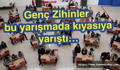Genç Zihinler bu yarışmada kıyasıya yarıştı…