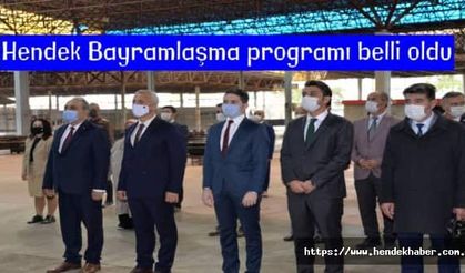Hendek Bayramlaşma programı belli oldu