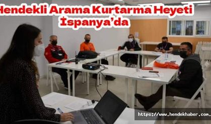 Hendekli Arama Kurtarma Heyeti İspanya’da