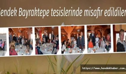 Hendek Bayraktepe tesislerinde misafir edildiler