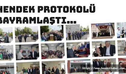 Hendek Protokolü Bayramlaştı…
