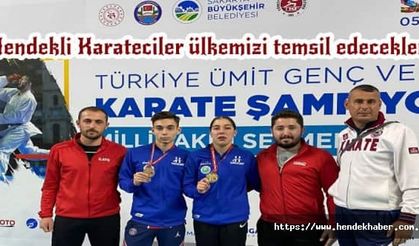 Hendekli Karateciler ülkemizi temsil edecekler.