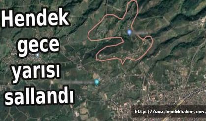 Hendek gece yarısı sallandı