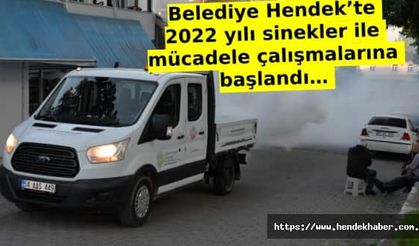 Belediye Hendek’te 2022 yılı sinekler ile mücadele çalışmalarına başlandı…