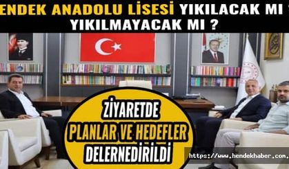 Hendek’in Başkanı İl Milli Eğitim Müdürünü Ziyaret Etti.