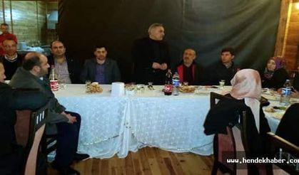 Adaylık sürecini Hendek ilçe teşkilatı ile istişare etti