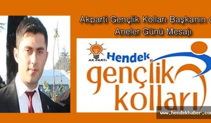 Akparti Gençlik Kolları Başkanından Aneler Günü Mesajı