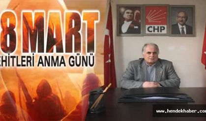Çanakkale zaferi ve şehitler günü mesajı