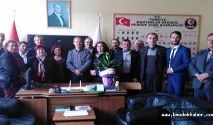 Hendek Şube Başkanlığını Ziyaret Ettiler
