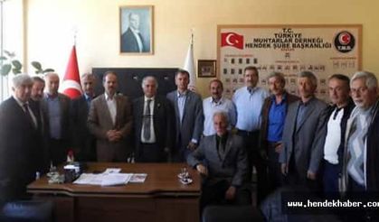 CHP Hendek Muhtarlar Derneğini Ziyaret Etti