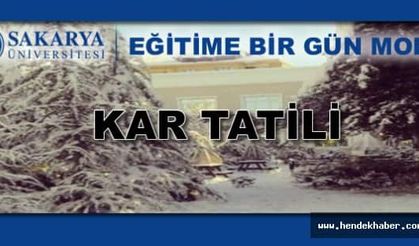 Eğitim Fakültesinde'de Eğitime bir gün ara verildi