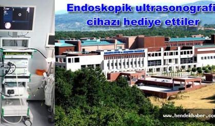 Endoskopik ultrasonografi cihazı hediye ettiler