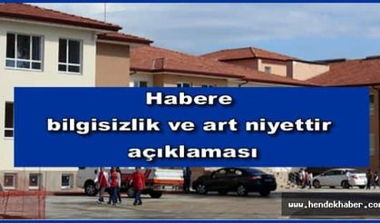 Haber'e bilgisizlik ve art niyettir açıklaması