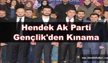 Hendek Ak Parti Gençlik'den Kınama