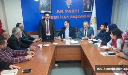 Hendek Ak Parti Yönetim toplantısına süpriz konuk