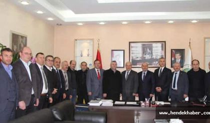 Hendek Beledyesi'ni Mhpliler Ziyaret Etti