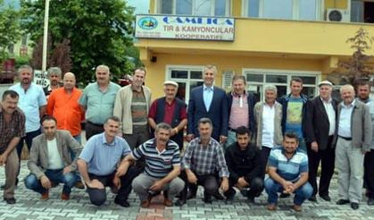 Hendek Çamlıca Kooperatifine teşekkür ziyareti