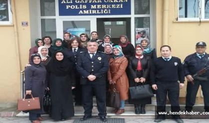 Hendek Kadın kollarından Emniyette ziyaret