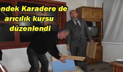 Hendek Karadere de arıcılık kursu düzenlendi