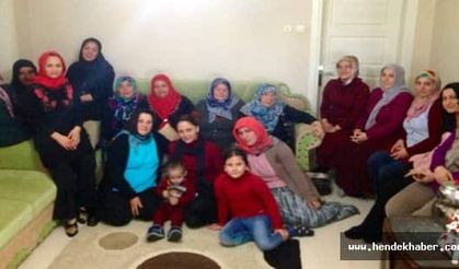 Hendek Mhp Kadın kolları ev toplantıları düzenliyor