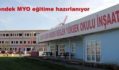 Hendek MYO eğitime hazırlanıyor