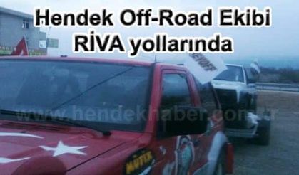 Hendek Off-road ekibi RİVA yollarında
