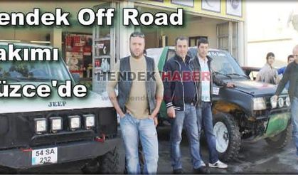 Hendek Off Road Takımı Düzce'de