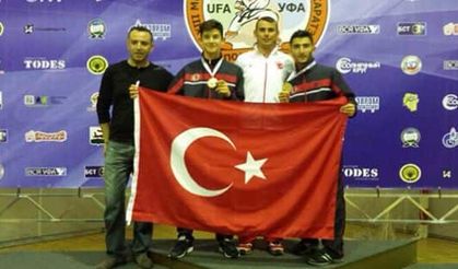 Hendek Sporcusu Doğan Ateş Rusya'da şampiyon oldu