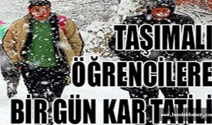 Hendek'te Taşımalı Eğitime bir gün mola